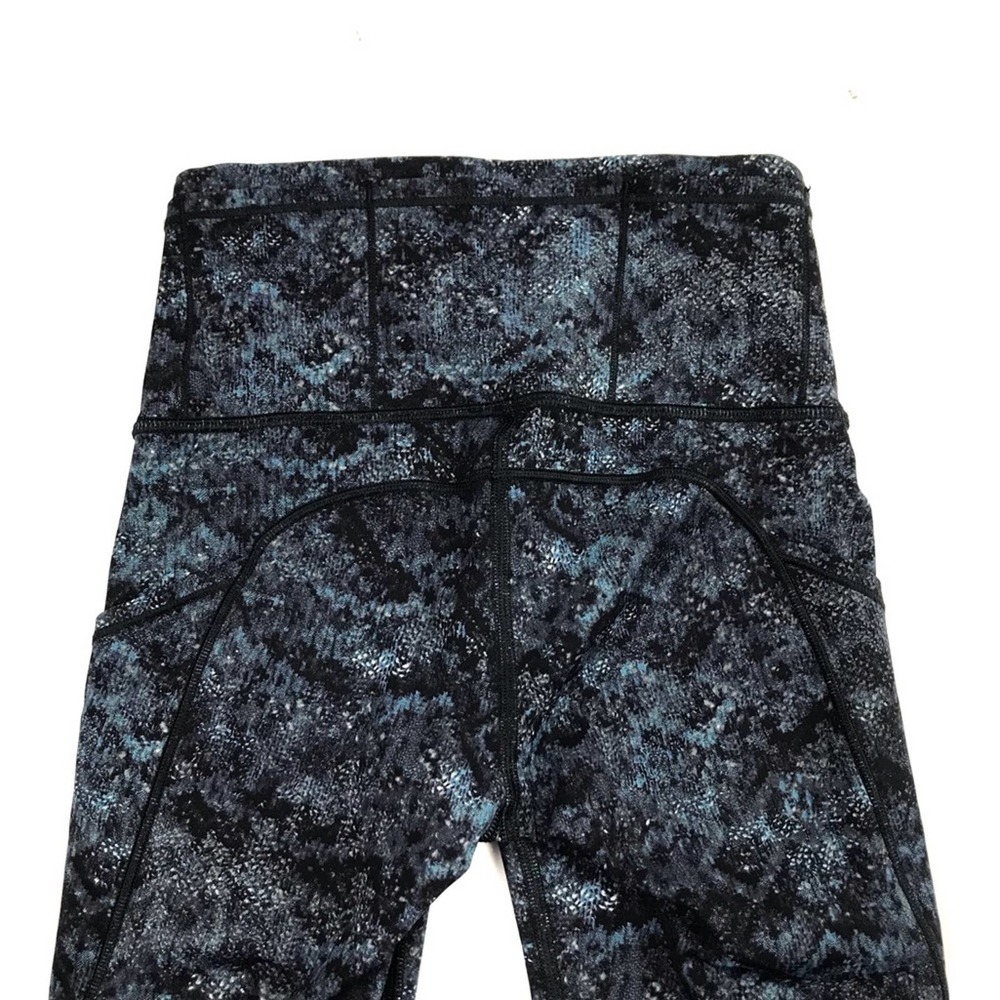 RARE Lululemon Fast And Free 7/8 Legging Fairisle Size 2 EUC! - Picture 3 of 8